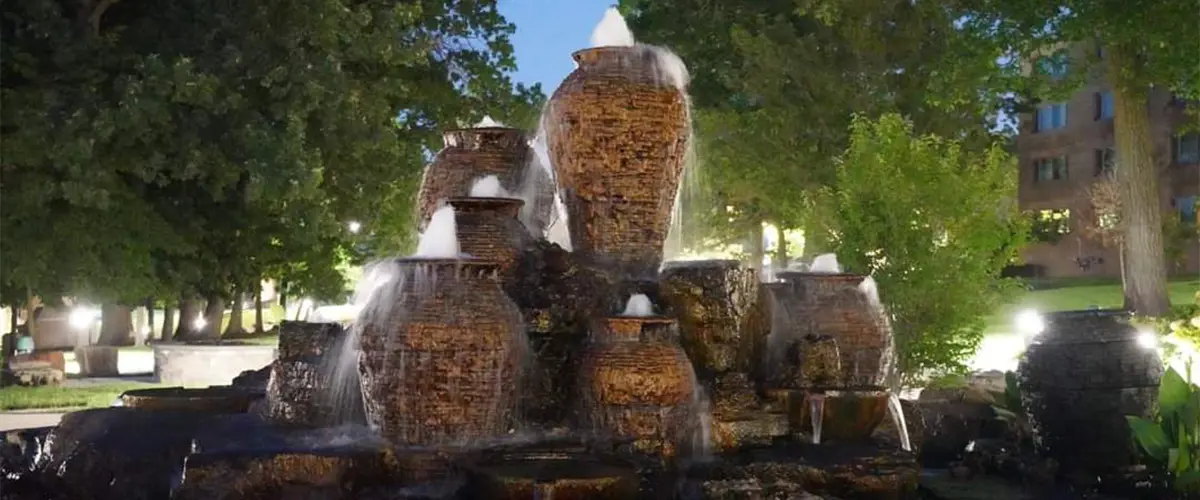 A large fountain in Pensacola