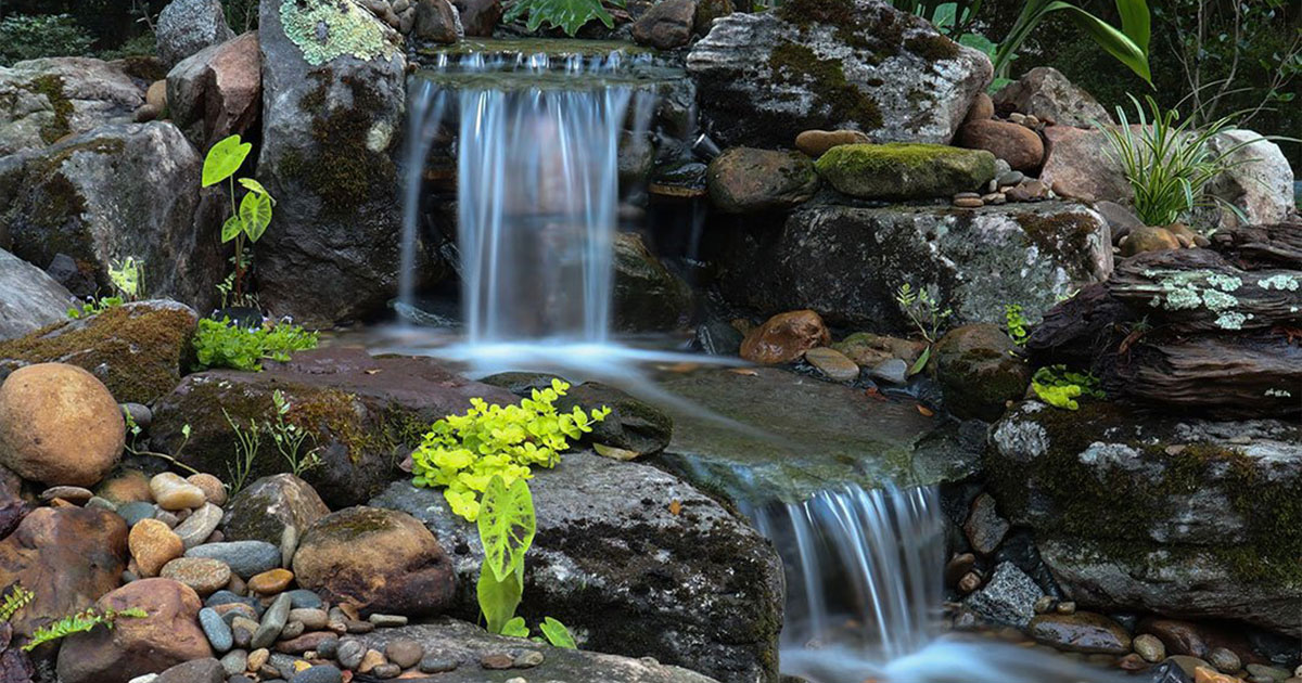 Pondless Waterfall - Panhandle Ponds in Pensacola, Gulf Breeze, Navarre